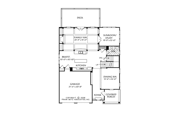 Floor Plan - Main Floor for Country House Plan #927-536 - 4 bed, 3.5 bath