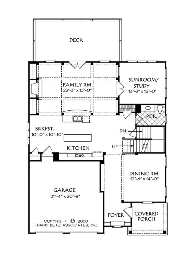 Country Floor Plan - Main Floor Plan #927-536