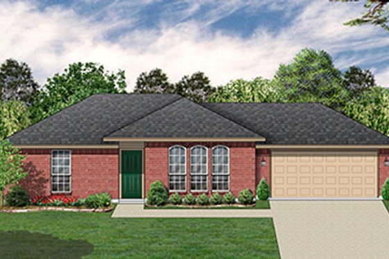 Exterior - Front Elevation for Traditional House Plan #84-344 - 2 bed, 1 bath