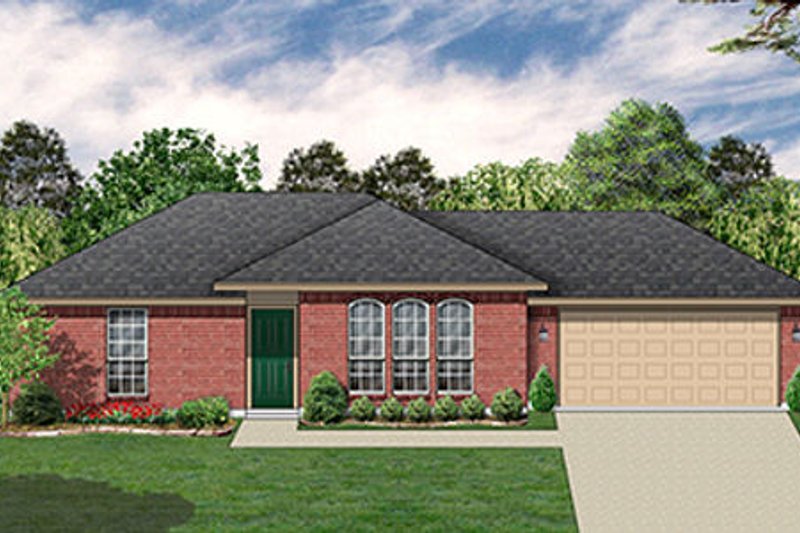 Traditional Style House Plan - 2 Beds 1 Baths 1021 Sq/Ft Plan #84-344