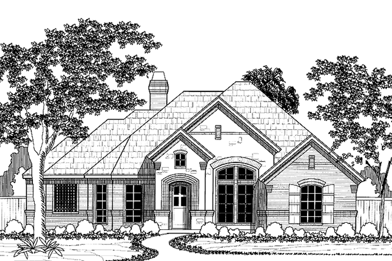 Architectural House Design - Country Exterior - Front Elevation Plan #946-8