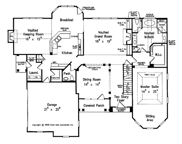 Home Plan - Traditional Floor Plan - Main Floor Plan #927-562
