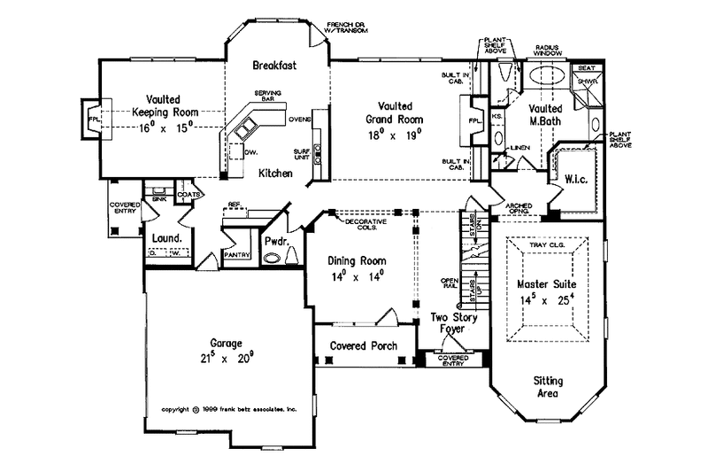 Home Plan - Floor Plan - Main Floor for Traditional House Plan #927-562 - 3 bed, 3.5 bath