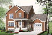 Country Style House Plan - 3 Beds 1.5 Baths 1724 Sq/Ft Plan #23-2509 