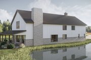 Barndominium Style House Plan - 4 Beds 3.5 Baths 3835 Sq/Ft Plan #455-726 Exterior 