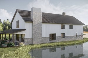 Exterior - Other Elevation 2 for Barndominium House Plan #455-726 - 4 bed, 3.5 bath