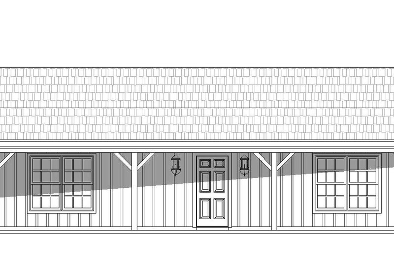 Dream House Plan - Exterior - Front Elevation 3 for Country House Plan #932-163 - 2 bed, 1 bath