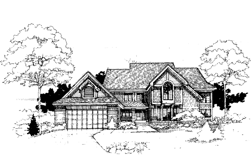 Home Plan - Traditional Exterior - Front Elevation Plan #320-685