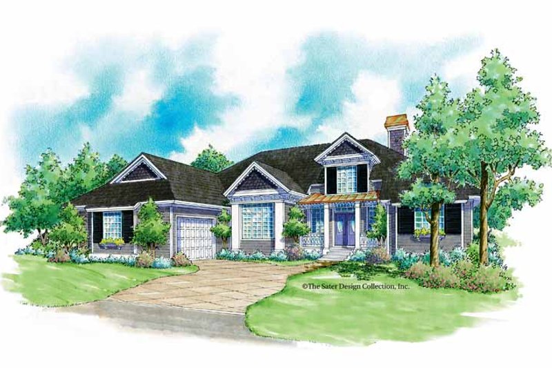 House Design - Country Exterior - Front Elevation Plan #930-182