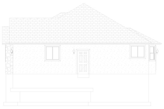 Exterior - Other Elevation for Traditional House Plan #1060-191 - 3 bed, 2 bath