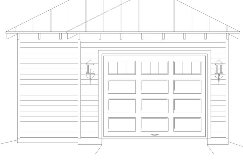 Architectural House Design - Exterior - Front Elevation 3 for Contemporary House Plan #932-651, 0 bath