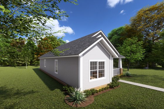 Exterior - Other Elevation 2 for Cottage House Plan #513-2211 - 3 bed, 2 bath