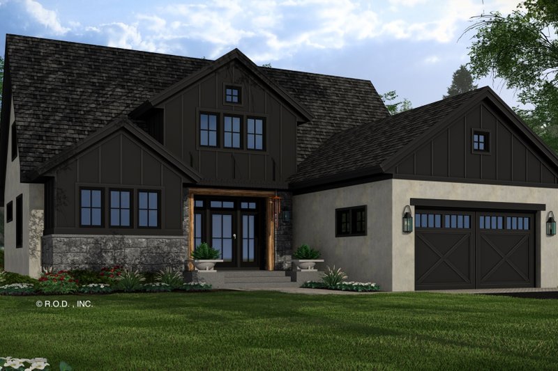 Traditional Style House Plan - 3 Beds 3.5 Baths 2451 Sq/Ft Plan #51-1299