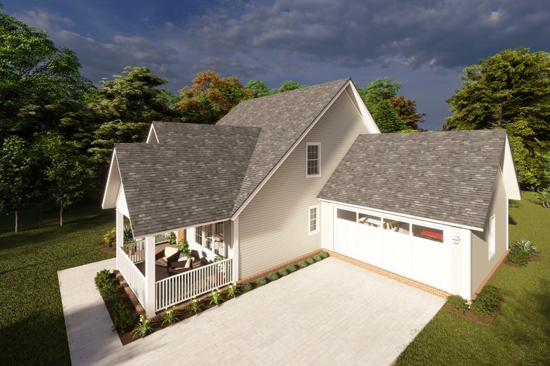 Home Plan - Exterior - Other Elevation for Cottage House Plan #513-2214 - 4 bed, 4 bath