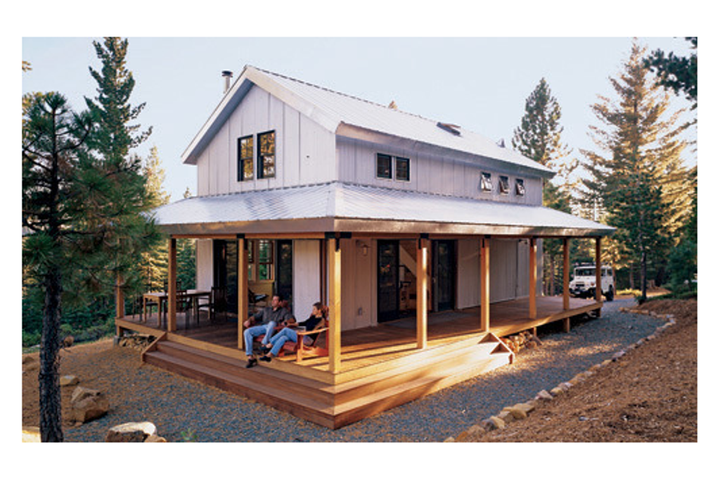 Cabin Style House Plan 2 Beds 2 Baths 1015 Sq Ft Plan 452 3