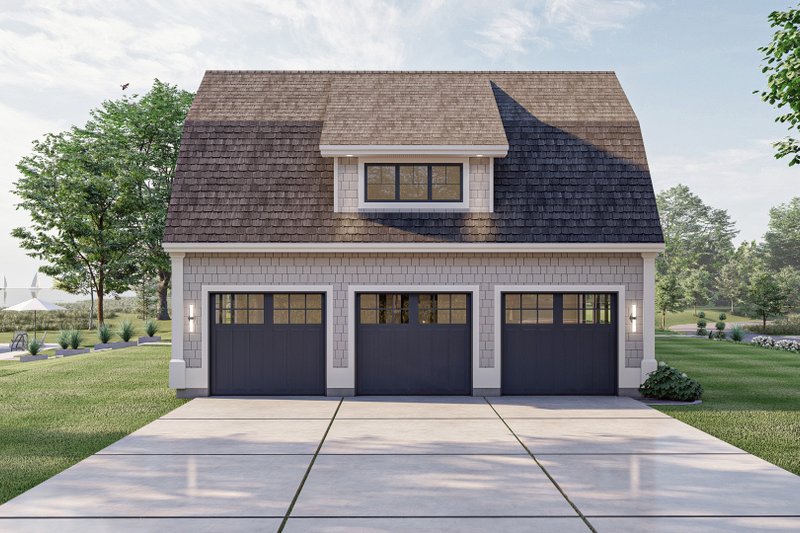 House Plan Design - Exterior - Other Elevation 1 for Farmhouse House Plan #455-710 - 4 bed, 4 bath
