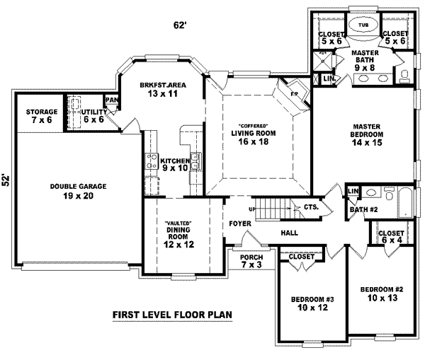 European Floor Plan - Main Floor Plan #81-871