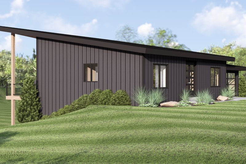 House Design - Exterior - Other Elevation for Contemporary House Plan #1064-459 - 2 bed, 2 bath