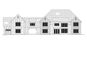Exterior - Front Elevation 3 for Country House Plan #1081-40 - 5 bed, 7.5 bath