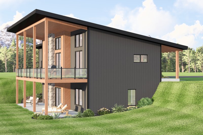 Home Plan - Exterior - Other Elevation 2 for Contemporary House Plan #1064-464 - 1 bed, 1.5 bath
