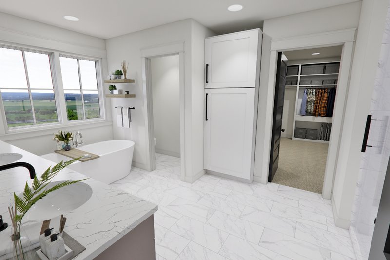 Dream House Plan - Interior - Master Bathroom 1 for Craftsman House Plan #51-1267 - 4 bed, 3.5 bath