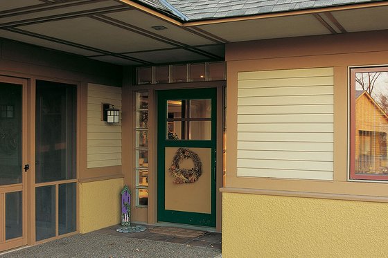 Exterior - Rear Elevation for Contemporary House Plan #454-3 - 3 bed, 2.5 bath