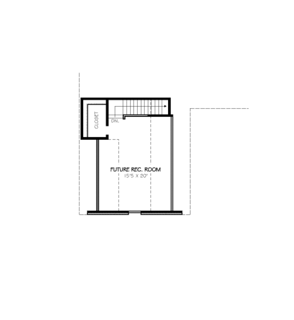 European Floor Plan - Upper Floor Plan #424-322