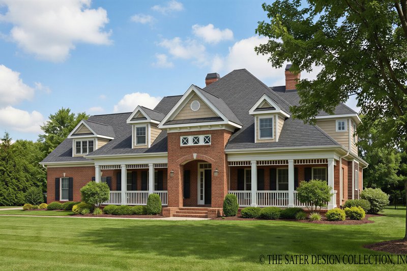 Home Plan - Country Exterior - Front Elevation Plan #930-243