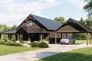 Country Style House Plan - 3 Beds 2 Baths 2679 Sq/Ft Plan #1064-276 