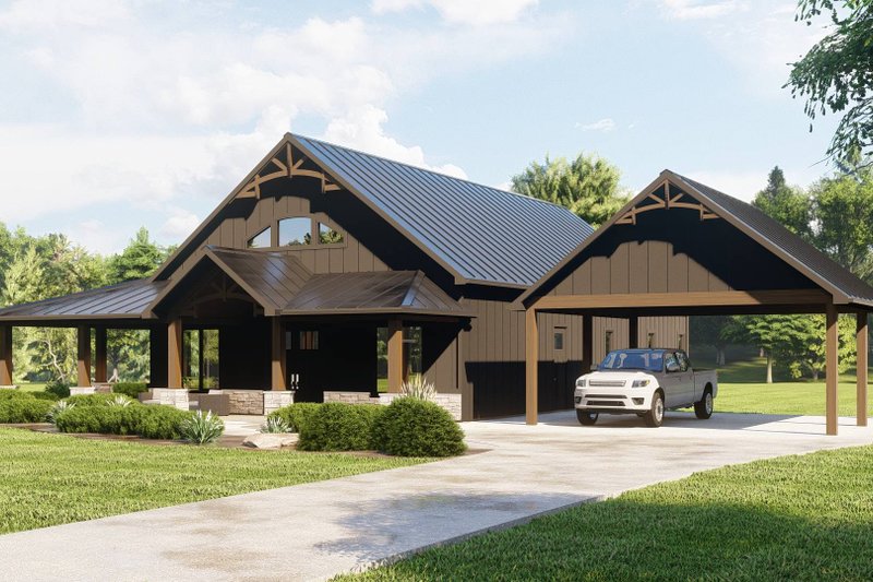 Home Plan - Country Exterior - Front Elevation Plan #1064-276