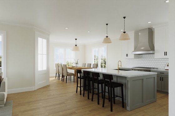 Interior - Dining Room for Farmhouse House Plan #461-92 - 5 bed, 3.5 bath