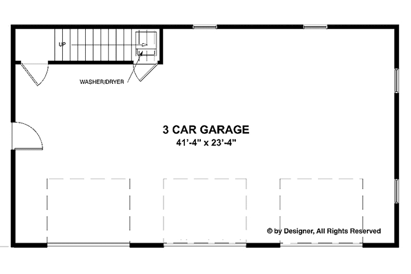 Home Plan - Floor Plan - Main Floor for Craftsman House Plan #56-675 - 1 bed, 1 bath
