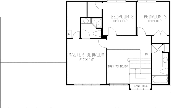 House Plan Design - Country Floor Plan - Upper Floor Plan #320-1452