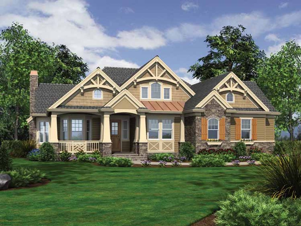 Traditional Style House Plan - 3 Beds 2 Baths 2320 Sq/Ft Plan #132-543 -  HomePlans.com