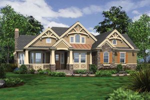Traditional Exterior - Front Elevation Plan #132-543