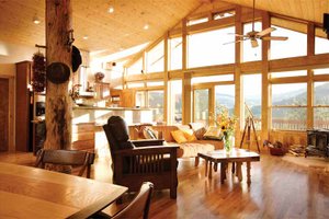 Interior - Family Room 1 for Contemporary House Plan #1042-12 - 3 bed, 2 bath