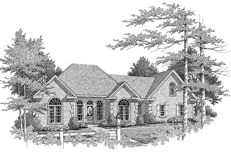 Home Plan - Exterior - Front Elevation 3 for Contemporary House Plan #21-402 - 3 bed, 2 bath
