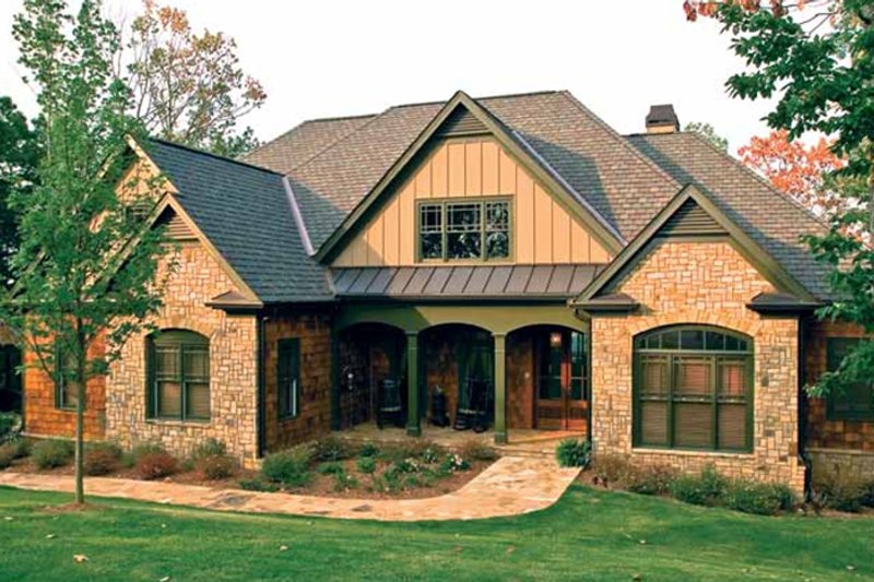 Home Plan - Exterior - Front Elevation 4 for Country House Plan #927-295 - 4 bed, 3 bath