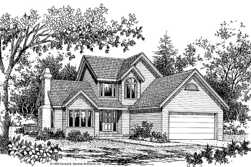 House Plan Design - Traditional Exterior - Front Elevation Plan #929-72