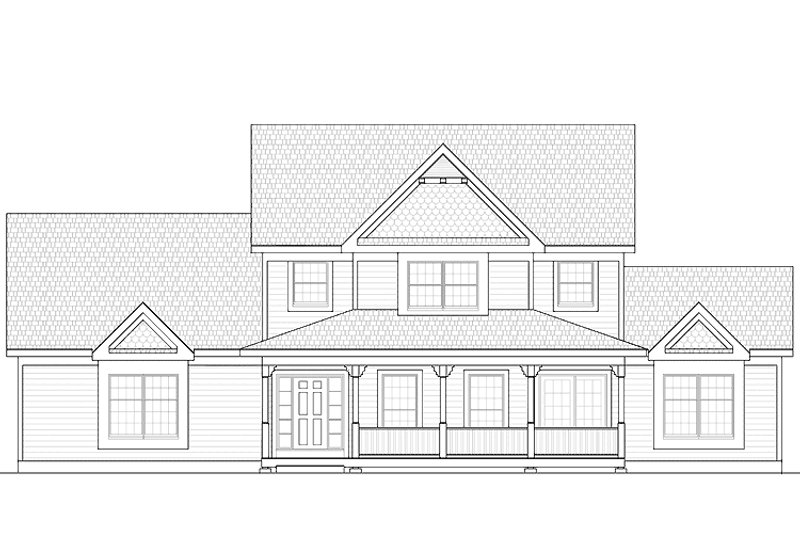 Architectural House Design - Country Exterior - Front Elevation Plan #328-397