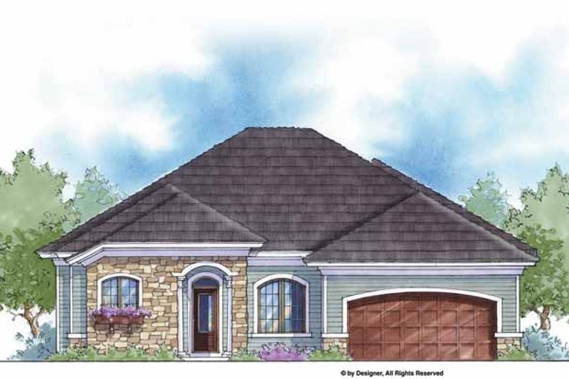 Dream House Plan - Country Exterior - Front Elevation Plan #938-56