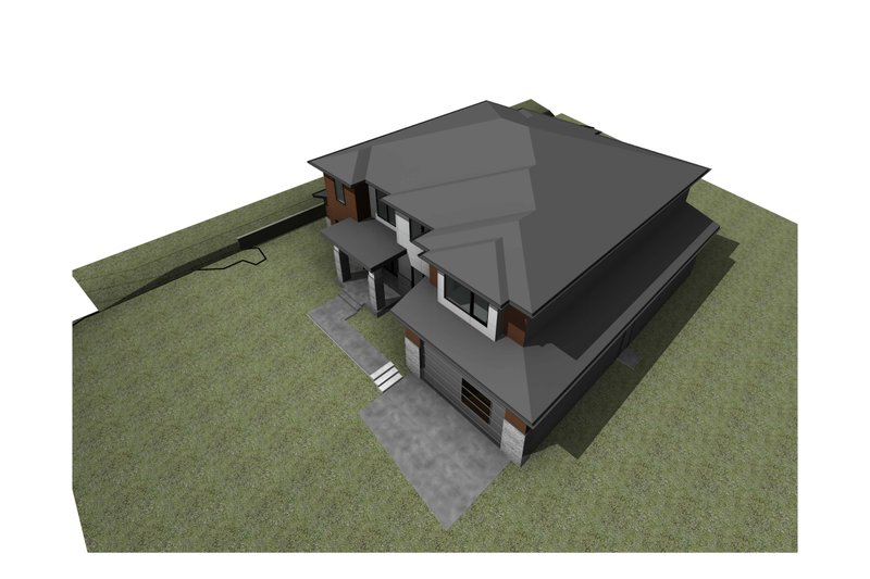 Home Plan - Exterior - Other Elevation 1 for Contemporary House Plan #1066-198 - 5 bed, 4.5 bath