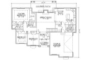 Ranch Style House Plan - 5 Beds 3.5 Baths 3281 Sq/Ft Plan #5-242 