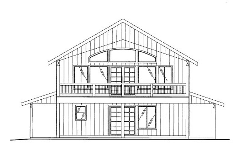 Architectural House Design - Traditional Exterior - Front Elevation Plan #117-714