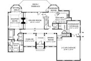 Traditional Style House Plan - 4 Beds 3.5 Baths 3226 Sq/Ft Plan #453-38 
