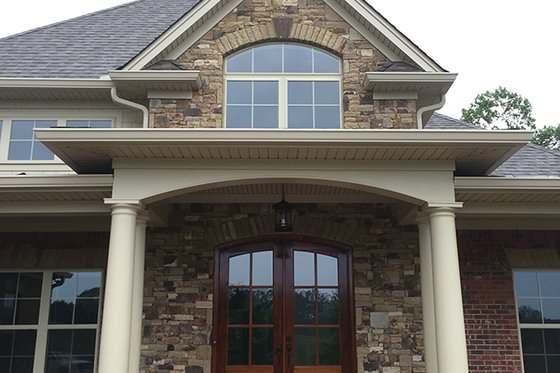 Exterior - Front Elevation 6 for Country House Plan #437-72 - 4 bed, 4 bath