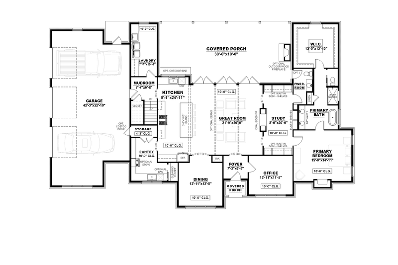 House Design - Exterior - Front Elevation 3 for European House Plan #1117-10 - 4 bed, 4.5 bath