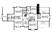 European Style House Plan - 5 Beds 4 Baths 3726 Sq/Ft Plan #312-773 