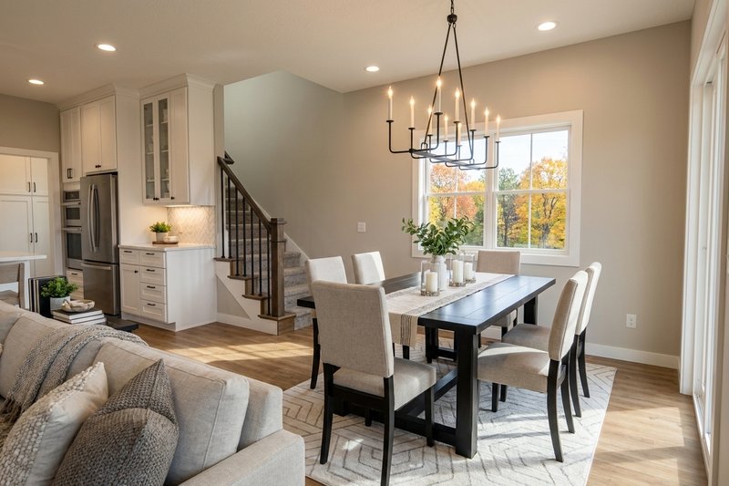 Dream House Plan - Interior - Dining Room for Farmhouse House Plan #51-1542 - 3 bed, 2.5 bath