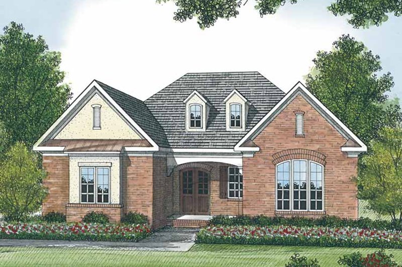 Dream House Plan - Exterior - Front Elevation 3 for Traditional House Plan #453-508 - 3 bed, 2.5 bath